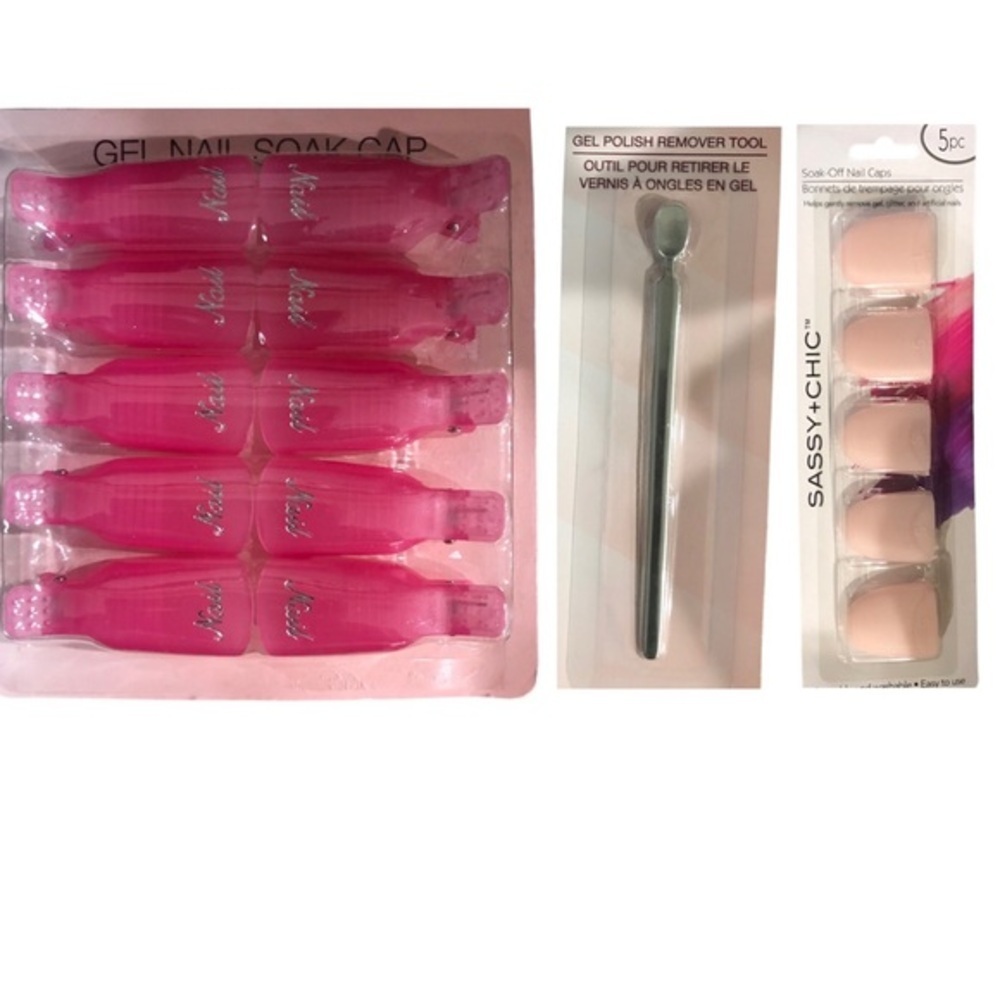 Gel‎ nail remover tools- soak off nail caps, polish remover tool, nail soak caps